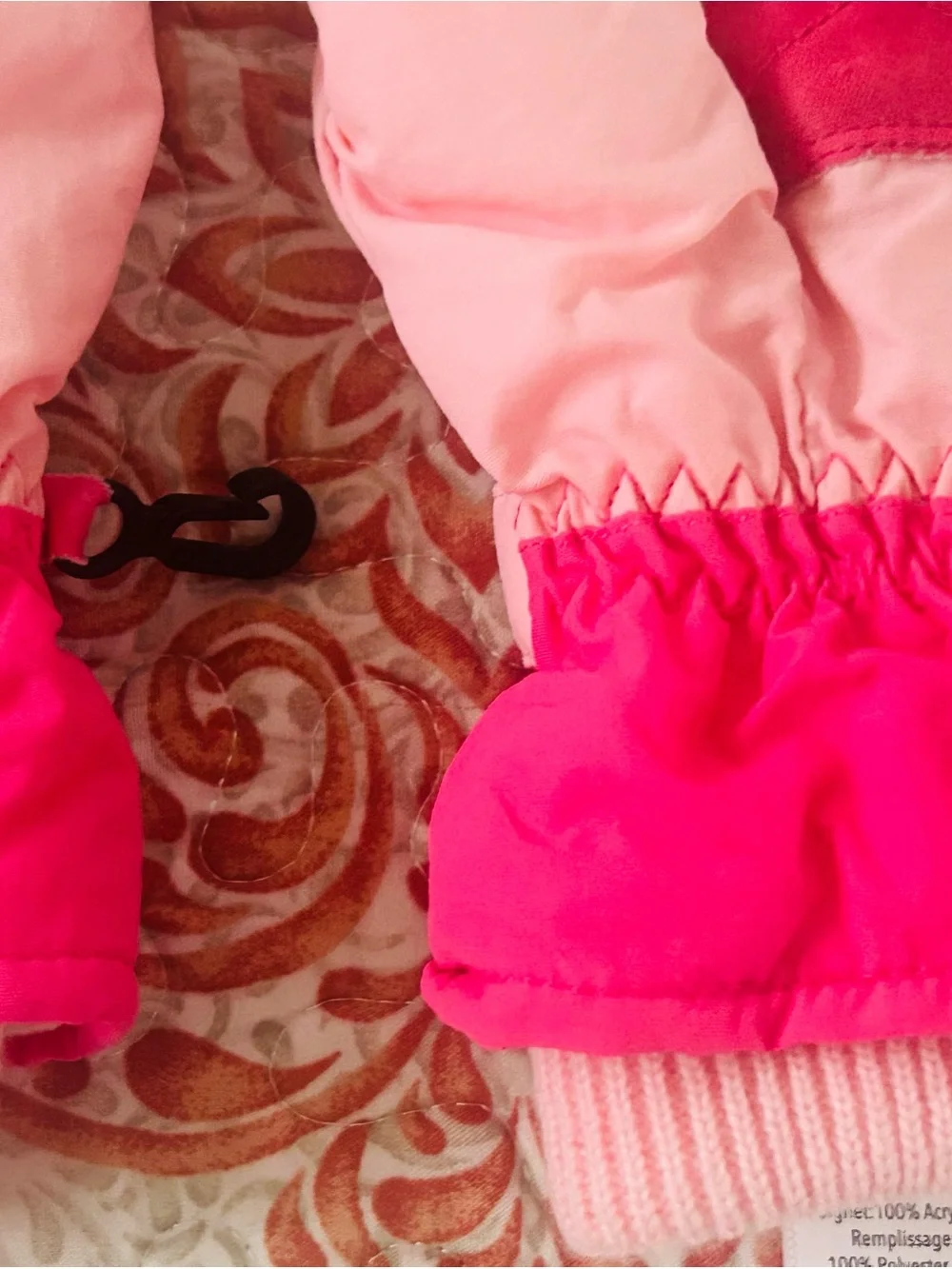 Gymboree Polar Pink Two-Tone Kids Winter Mittens